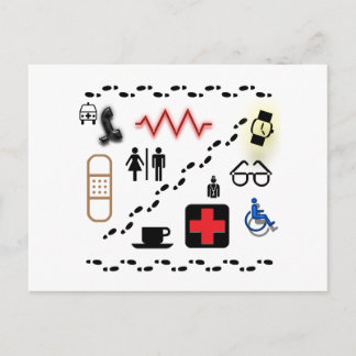 Carte Postale Symboles de santé