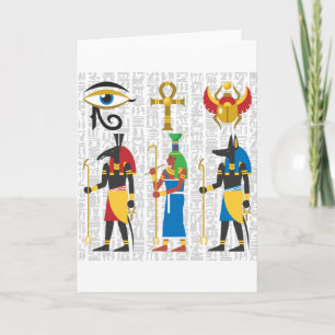 Carte postale Symboles égyptiens