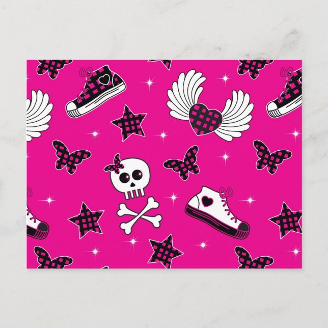 Carte Postale Symboles Emo (Devant)