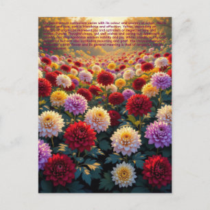 Carte Postale Symbolisme du Chrysanthème