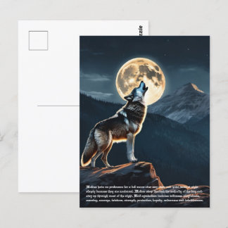 Carte Postale Symbolisme Wolf