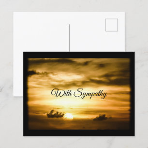 Carte postale Sympathie de coucher de soleil pacif