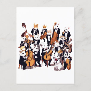 Carte Postale Symphonie animale