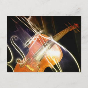 Carte Postale Symphonie de violon