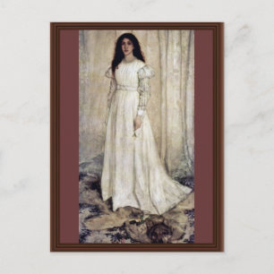 Carte Postale Symphonie No 1 En Filles Wiess En Blanc Par James 