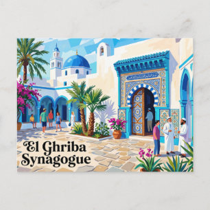 Carte Postale Synagogue El Ghriba Tunisie