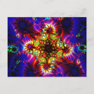 Carte Postale Synapse déclenchée de l'esprit holographique