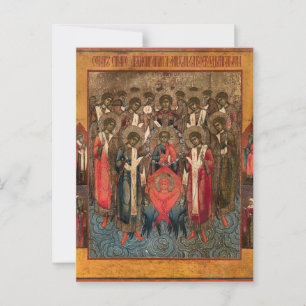 Carte Postale Synaxe de l'Archange Michael Saints sélectionnés
