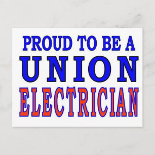 CARTE POSTALE SYNDICAT ÉLECTRIQUE