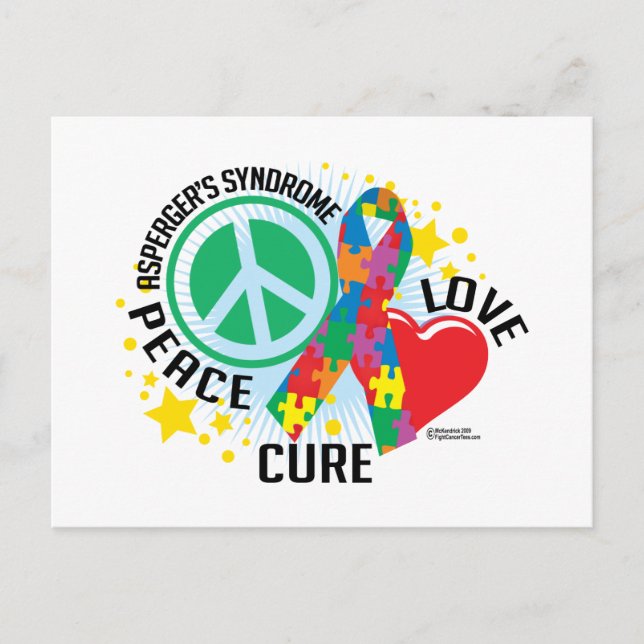 Carte Postale Syndrome d'Asperger PLC (Devant)