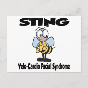 Carte Postale Syndrome facial Vélocardio-vasculaire STING