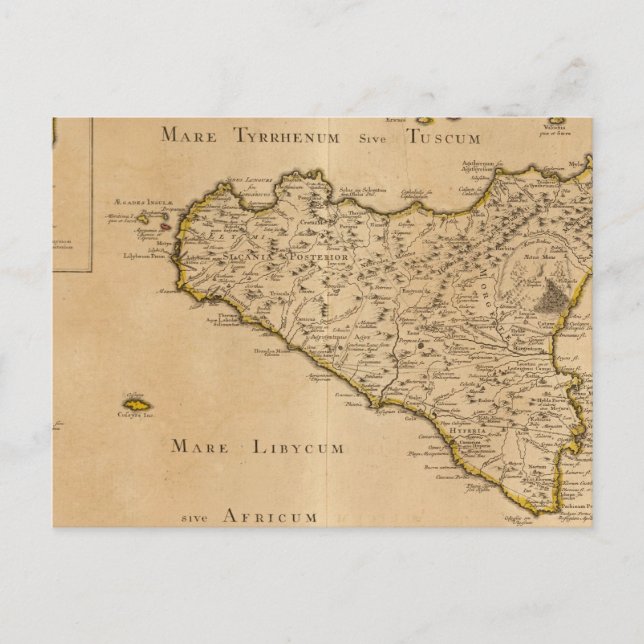 Carte Postale Syracuse et Italie (Devant)