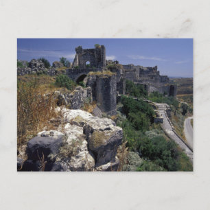 Carte Postale Syrie, château de Marqab, château des Croisés situ