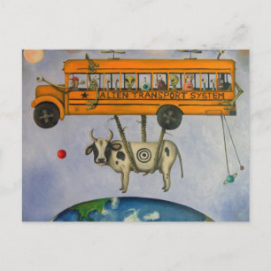 Carte Postale Système de transport Alien
