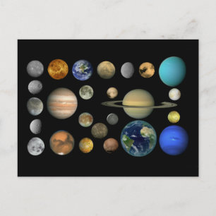 Carte Postale Système solaire