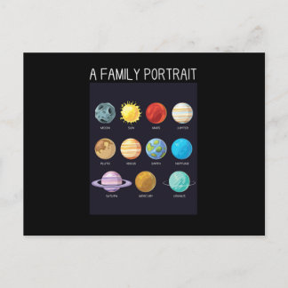Carte Postale Systèmes Solaires Nerd de l'Espace Solaire Planète