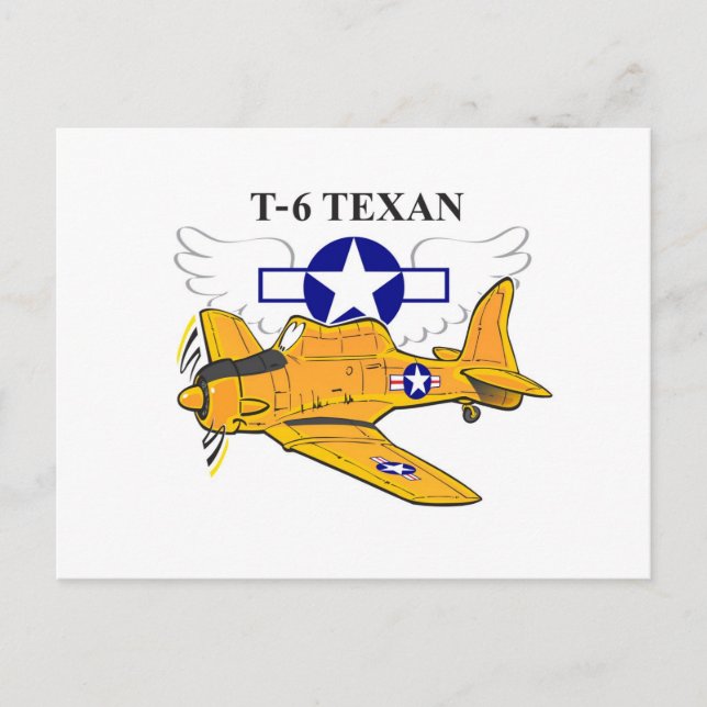 Carte Postale T-6 Texan (Devant)