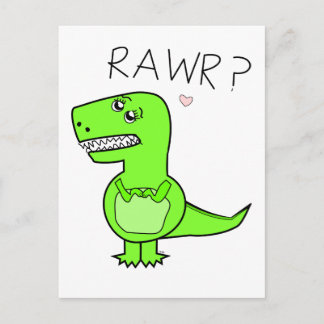 Carte postale T-Rex