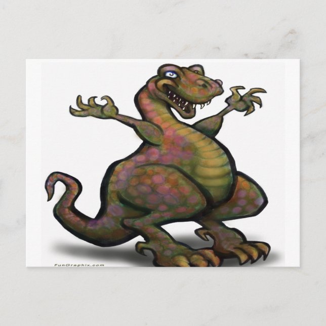 Carte Postale T-Rex (Devant)