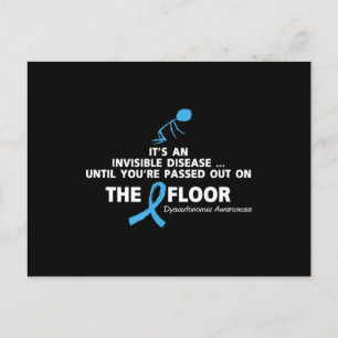 Carte Postale T-shirt de Dysautonomia