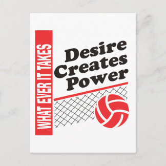 Carte Postale T-shirt de volleyball