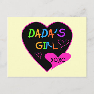 Carte Postale T-shirt fille de Dada, Mug, Bouton, Aimant, Plus
