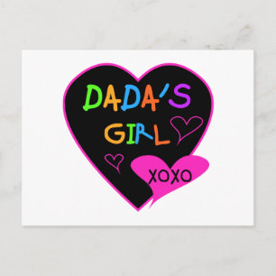 Carte Postale T-shirt fille de Dada, Mug, Bouton, Aimant, Plus