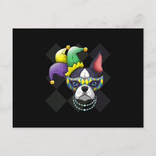 Carte Postale T-shirt Funny Boston Terrier