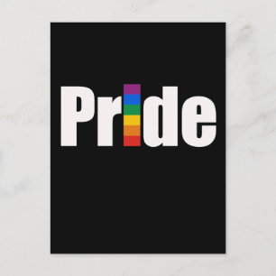 Carte Postale T-shirt gay pride