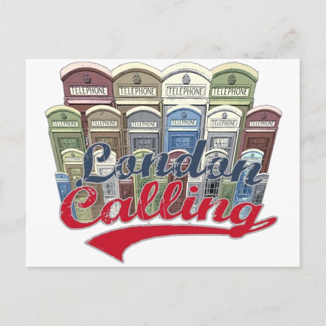 Carte Postale T-shirt londonien (Devant)