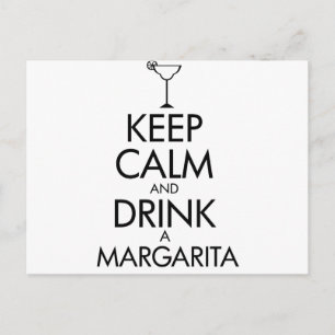 Carte Postale T-shirt Stay Calm Margarita