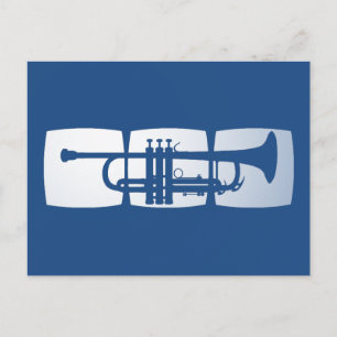 Carte Postale T-shirt Trumpet Musician pour trompette