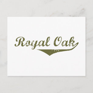 Carte Postale T-shirts de la Révolution royale de chêne