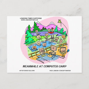 Carte Postale T-shirts drôles, mugs, cadeaux, etc. pour le camp 