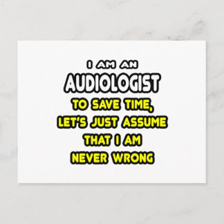 Carte Postale T-shirts et cadeaux amusants audiologistes