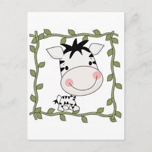 Carte Postale T-shirts et cadeaux Baby Zebra