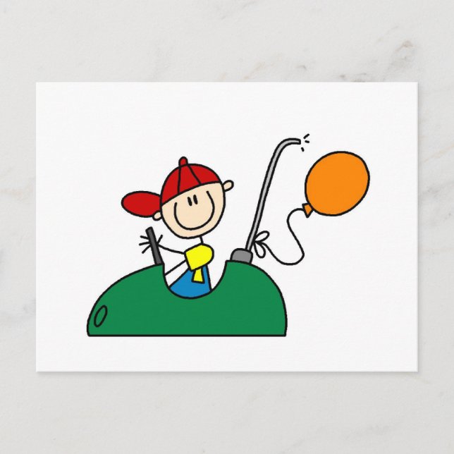 Carte Postale T-shirts et cadeaux Bumper Cars (Devant)