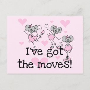 Carte Postale T-shirts et cadeaux de ballet Moves