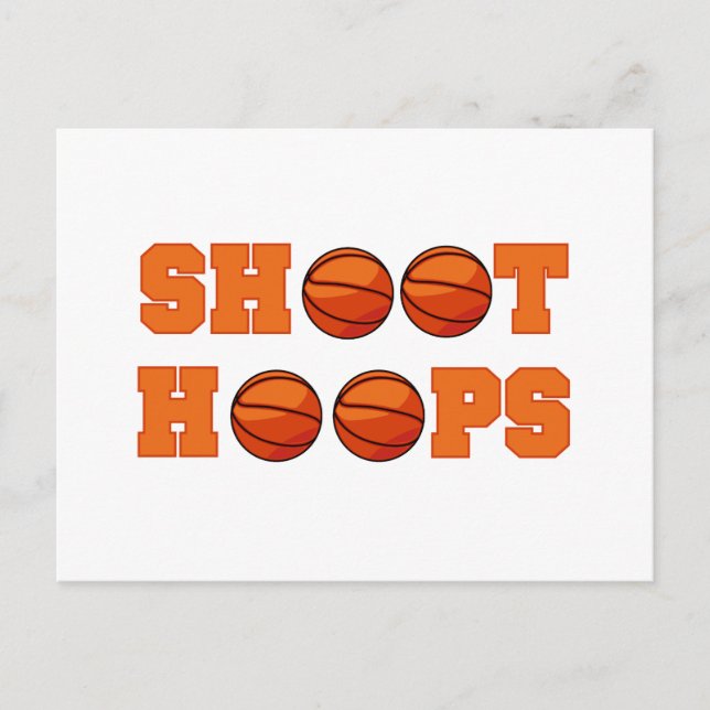 Carte Postale T-shirts et cadeaux de basket-ball (Devant)