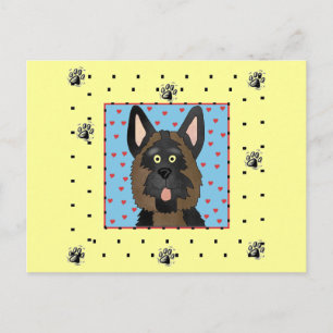 Carte Postale T-shirts et cadeaux de chien de berger allemand