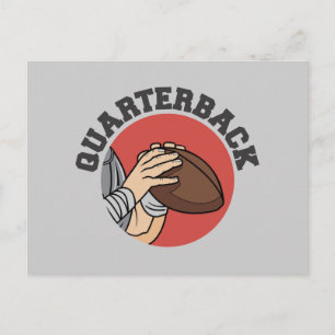 Carte Postale T-shirts et cadeaux de football de quart