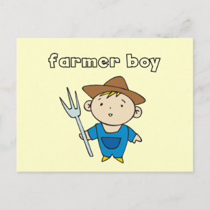 Carte Postale T-shirts et cadeaux de garçon paysans