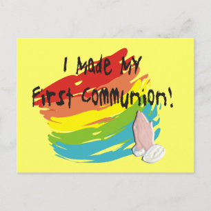 Carte Postale T-shirts et cadeaux de la première communion