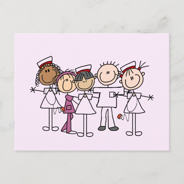Carte Postale T-shirts et cadeaux de la Semaine des infirmières (Devant)