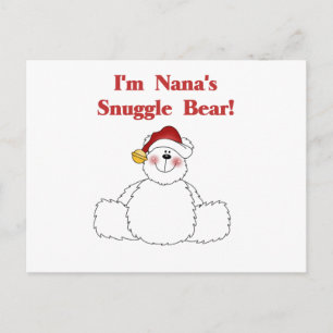 Carte Postale T-shirts et cadeaux de Nana's Snuggle Bear