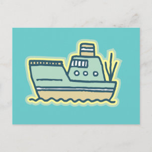 Carte Postale T-shirts et cadeaux de remorqueurs