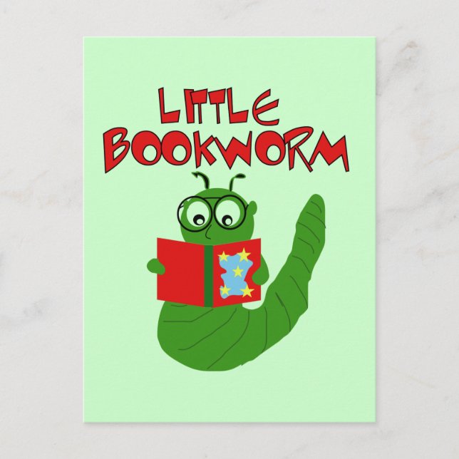 Carte Postale T-shirts et cadeaux de vers de livre (Devant)