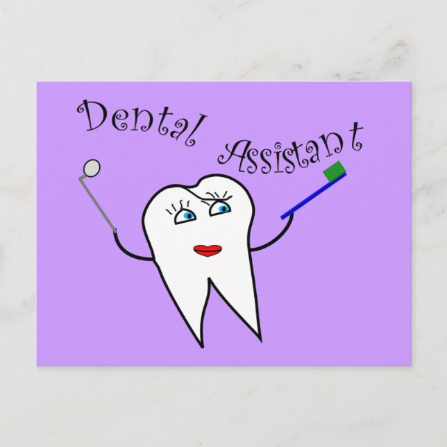 Carte Postale T-shirts et cadeaux Dental Assistant (Devant)