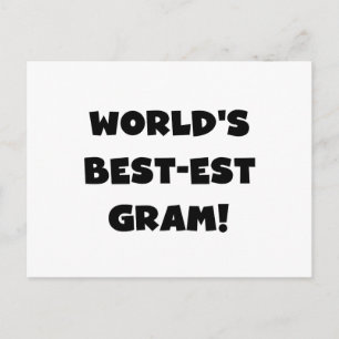 Carte Postale T-shirts et cadeaux des textes de noir de gramme