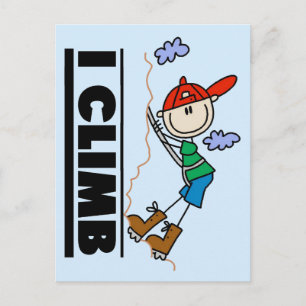 Carte Postale T-shirts et cadeaux d'Escalades de roche